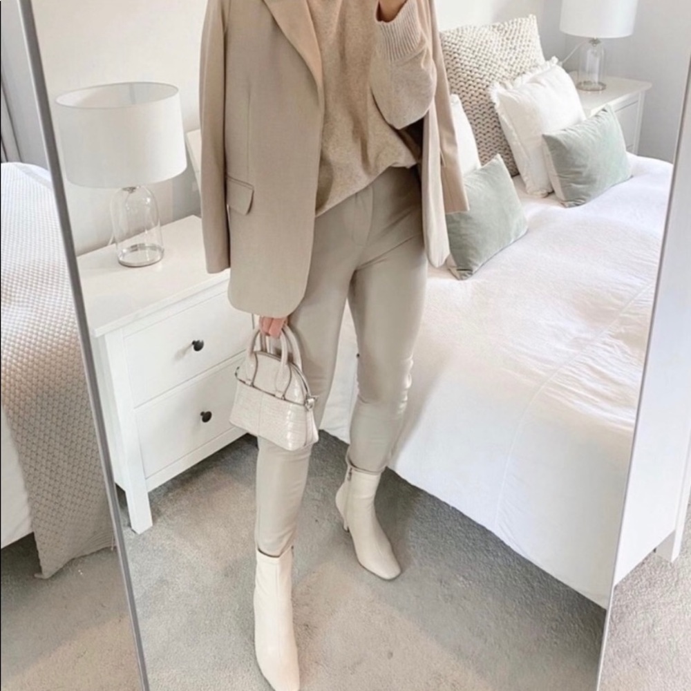 Zara Faux Leather Leggings